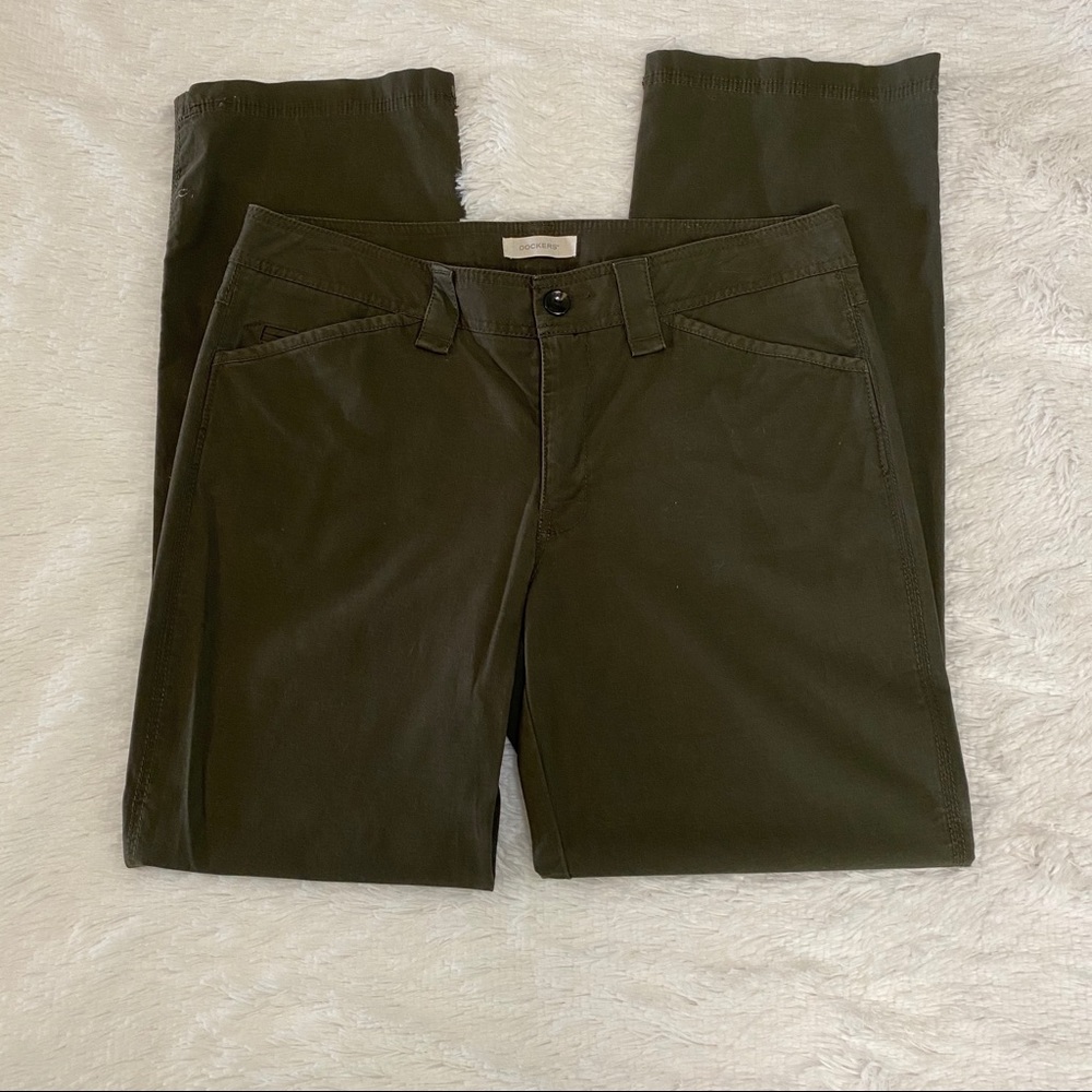 🌿Hunter Green Docker Khaki Pants🍃